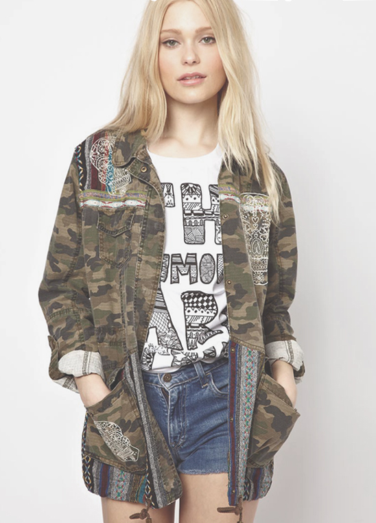 Camouflage Military Jacket – Pilot Instruments Collection